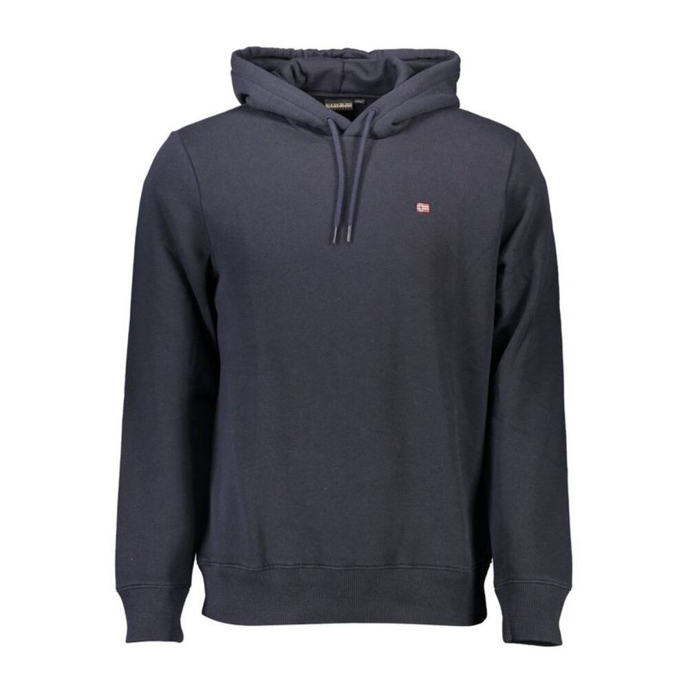 Napapijri Blue Cotton Men's Men's Hoodie